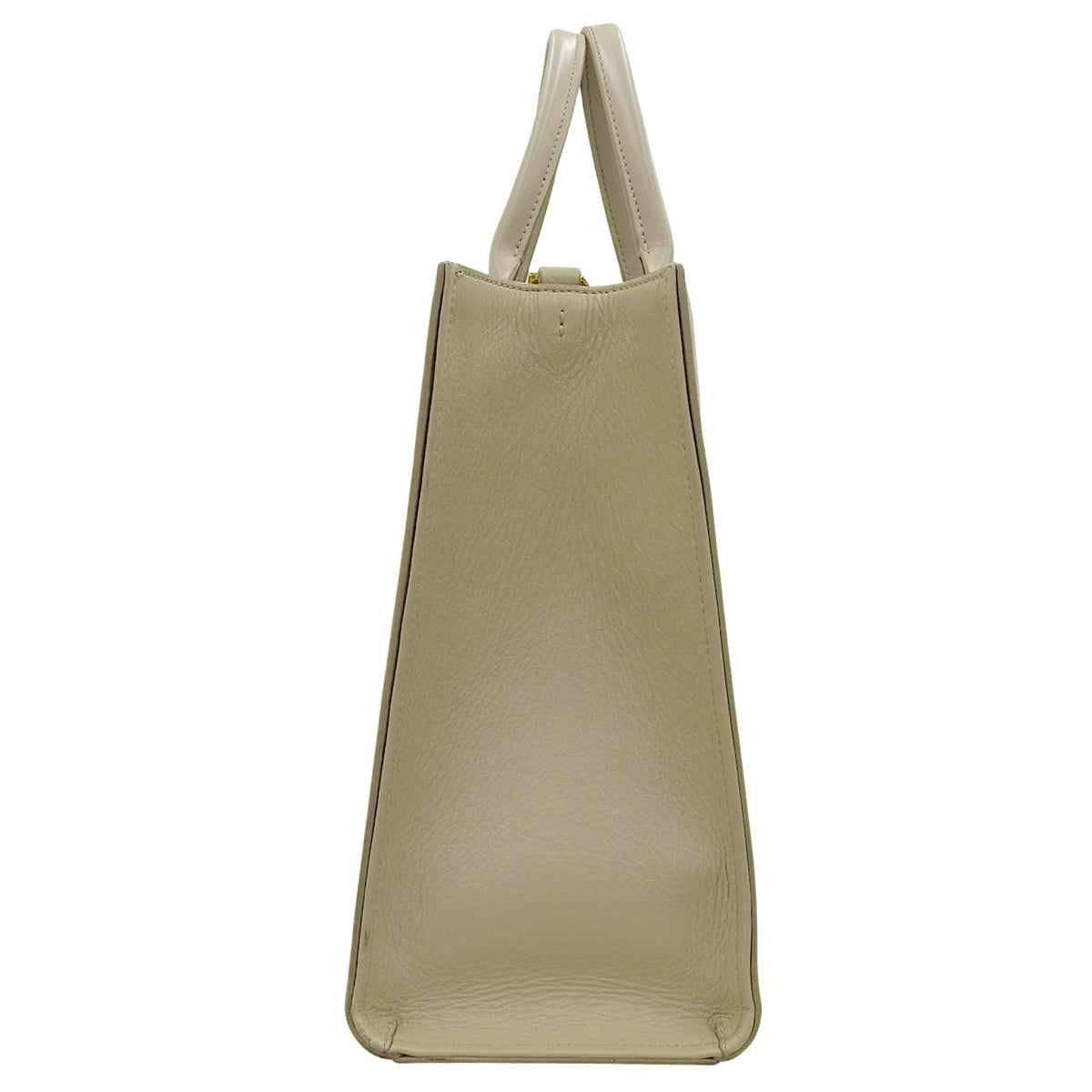 G Tote Medium Tote Bag, Calfskin, Beige, Ivory