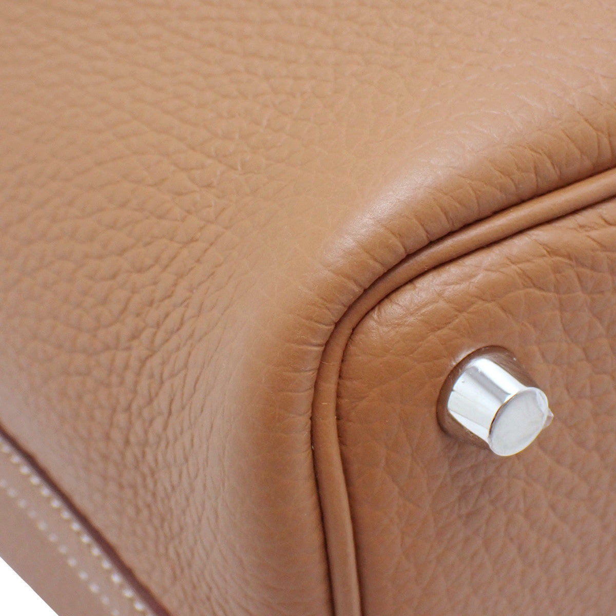 【未使用】Picotin Lock PM Taurillon Clemence 钯金五金件 金色/银色五金件 W刻印