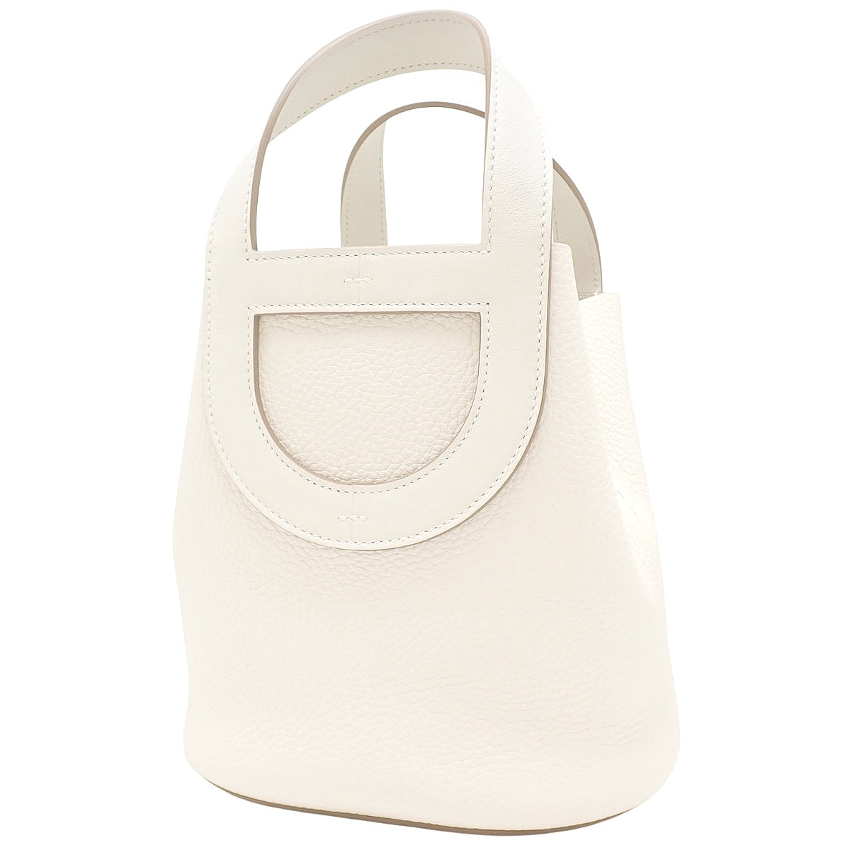 In the Loop 18,Taurillon Clemence皮革,灰色,金色五金件,W刻印。