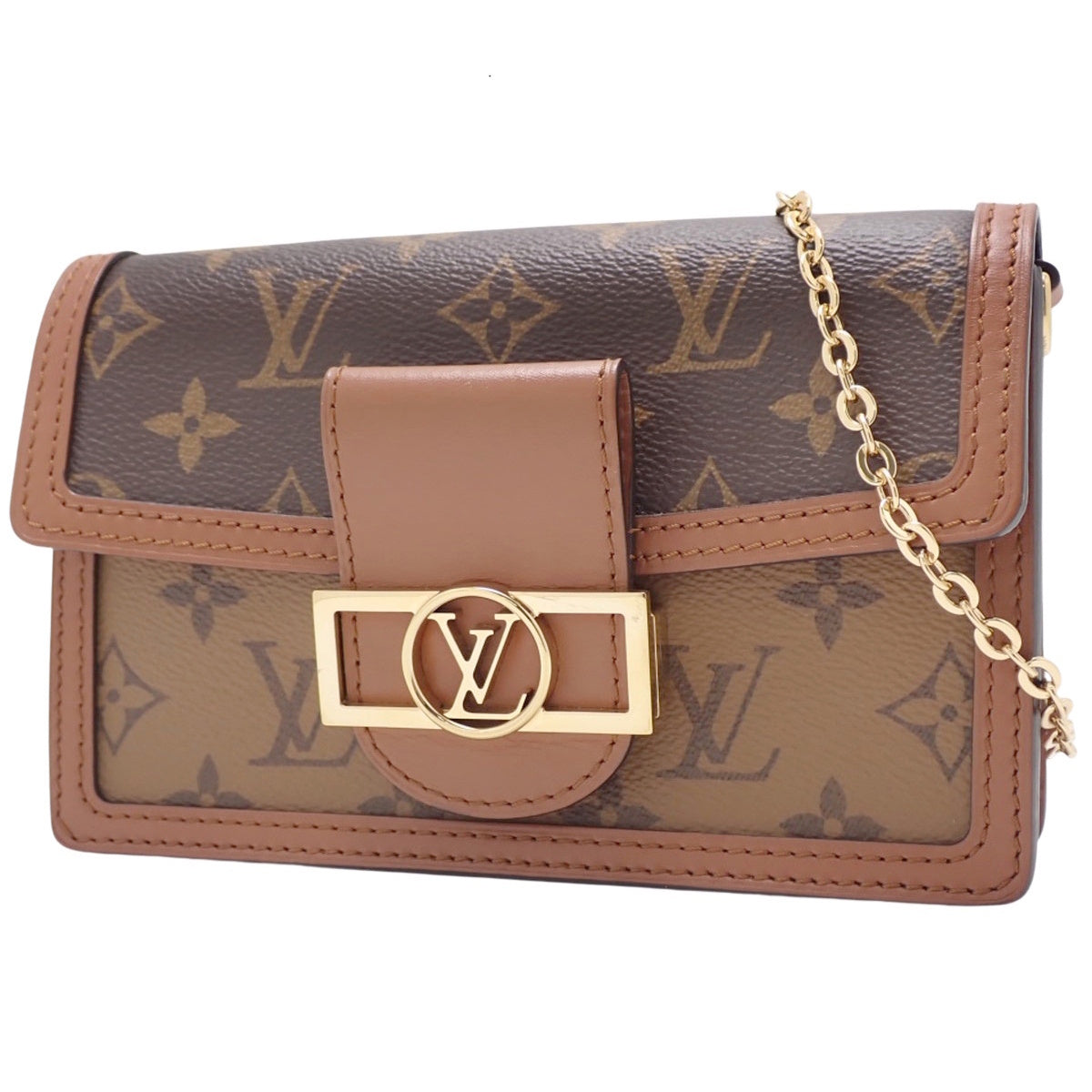 Monogram Reverse Portefeuille Dauphine Brown M68746