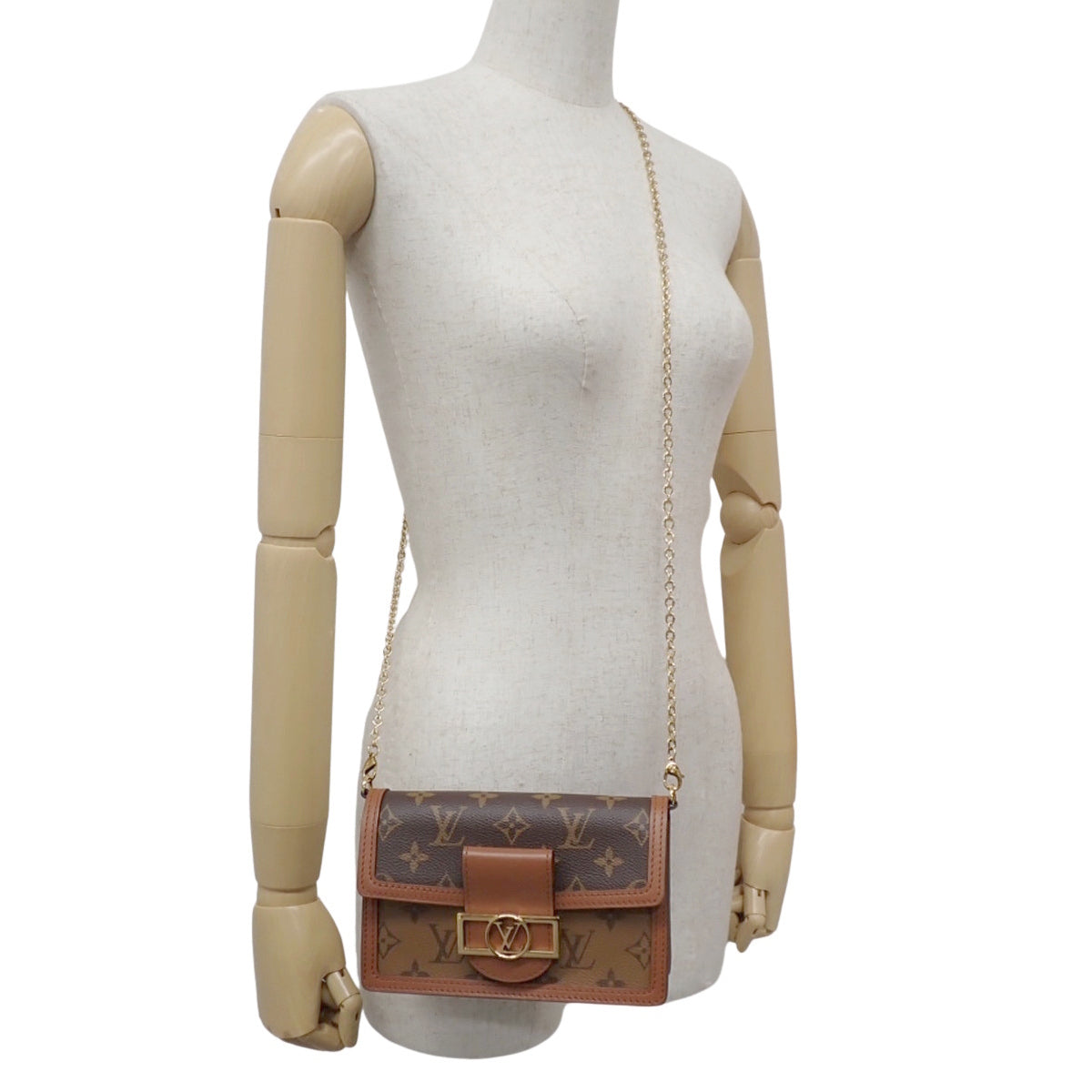 Monogram Reverse Portefeuille Dauphine Brown M68746