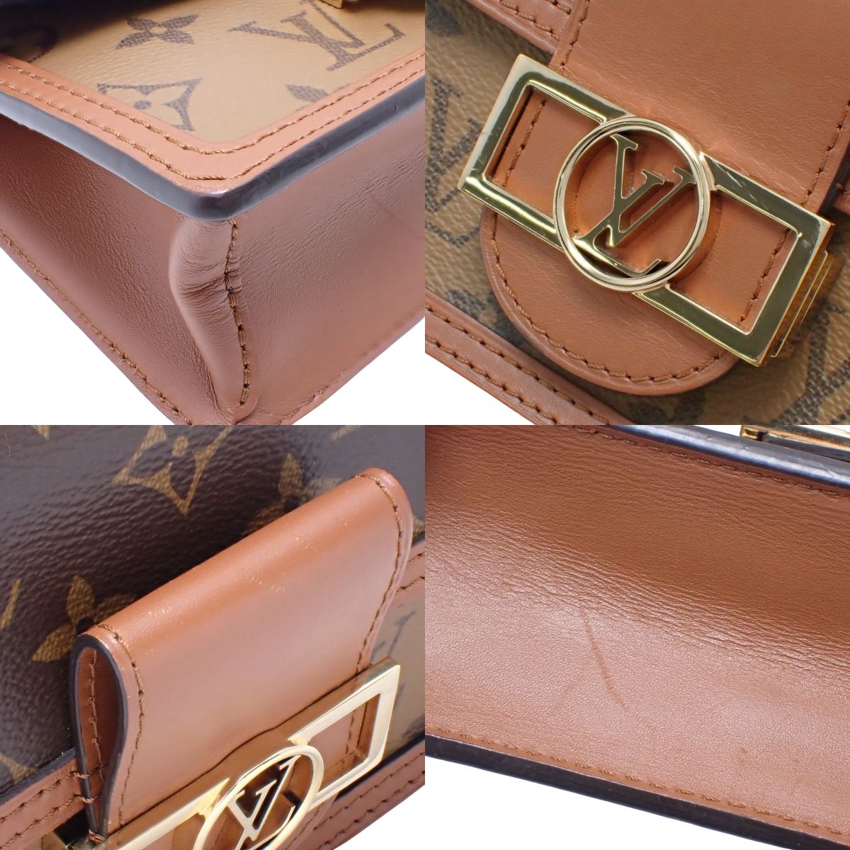 Monogram Reverse Portefeuille Dauphine Brown M68746
