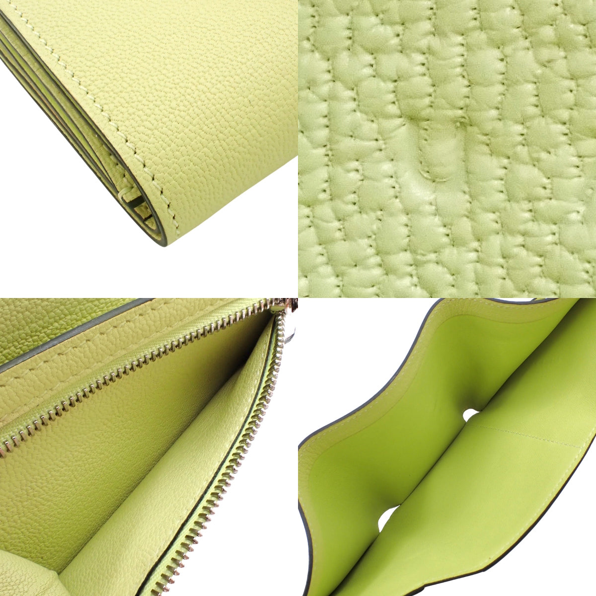 Bearn Combi 羊皮 钯金扣 黄色勃艮第银色扣 U刻印