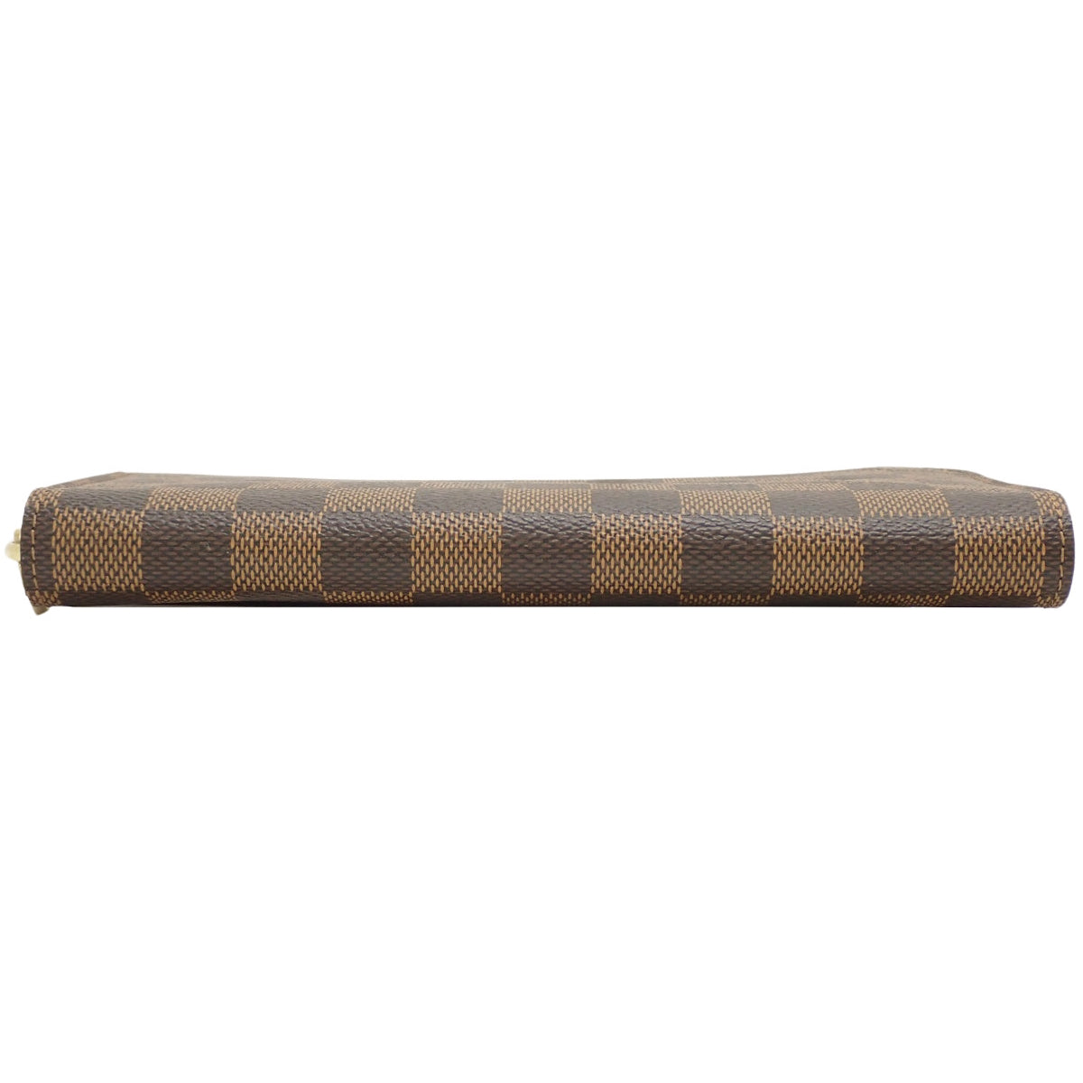 Damier Ebene Zippy Wallet Damier帆布 棕色 N60015