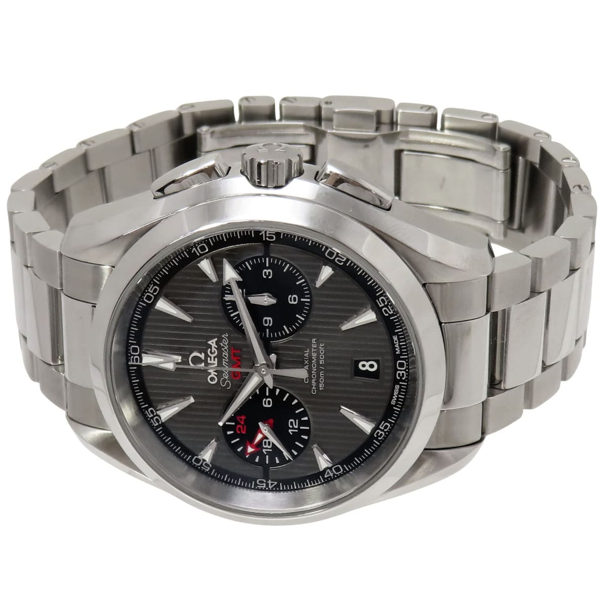 シーマスター アクアテラ 150M GMT 231.10.43.52.06.001 SS グレー 自動巻き