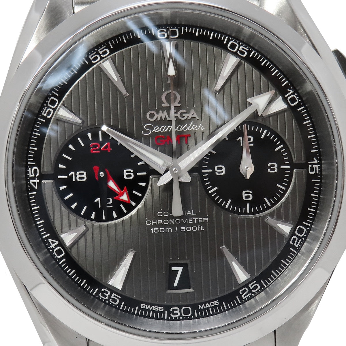 シーマスター アクアテラ 150M GMT 231.10.43.52.06.001 SS グレー 自動巻き