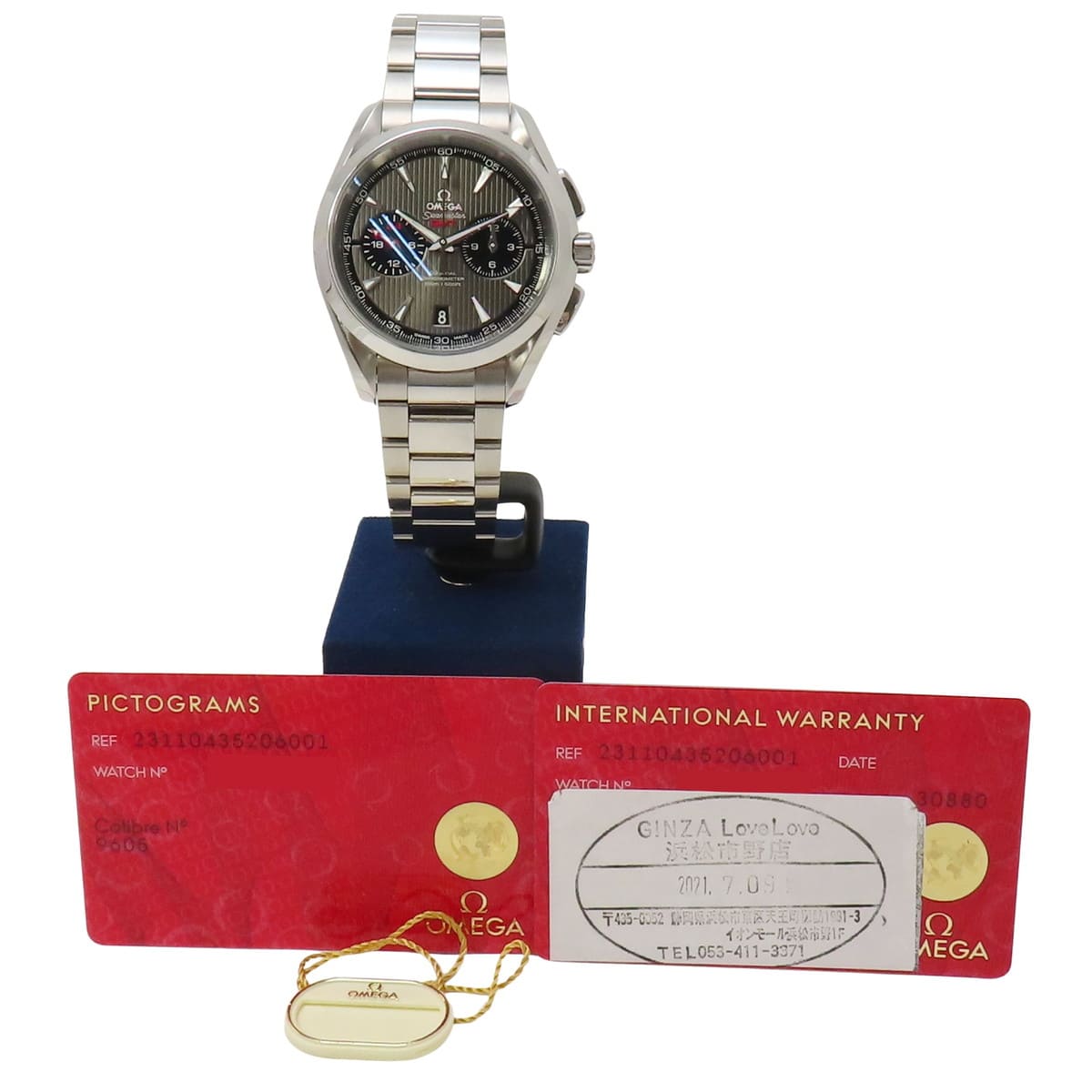 シーマスター アクアテラ 150M GMT 231.10.43.52.06.001 SS グレー 自動巻き