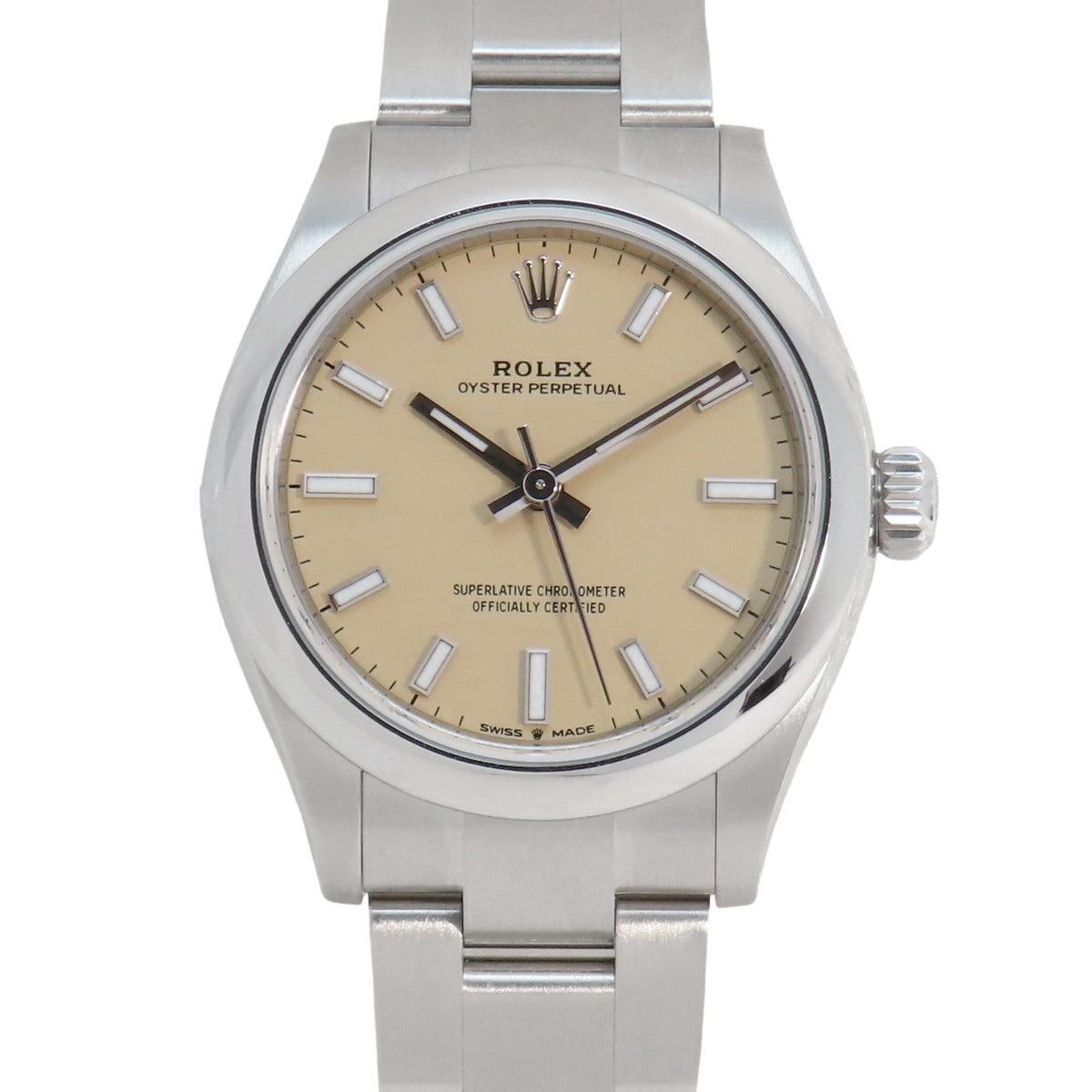 オイスター パーペチュアル 31 277200 SS ベージュ 自動巻き レディース