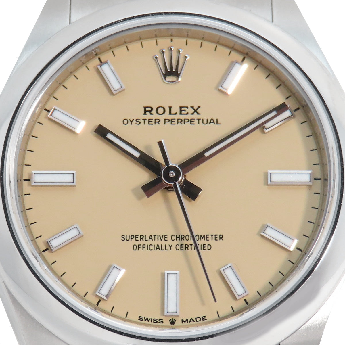 オイスター パーペチュアル 31 277200 SS ベージュ 自動巻き レディース