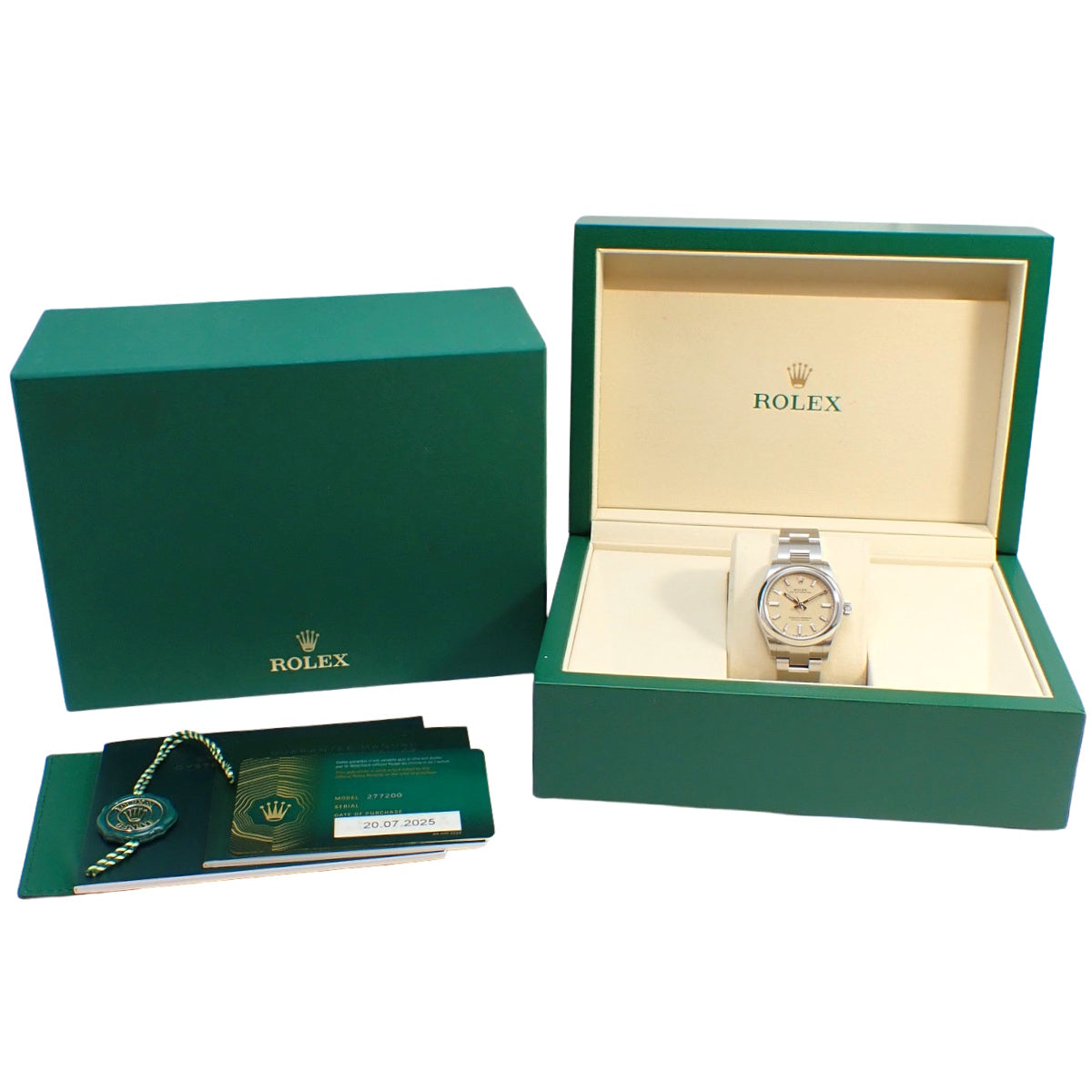 オイスター パーペチュアル 31 277200 SS ベージュ 自動巻き レディース