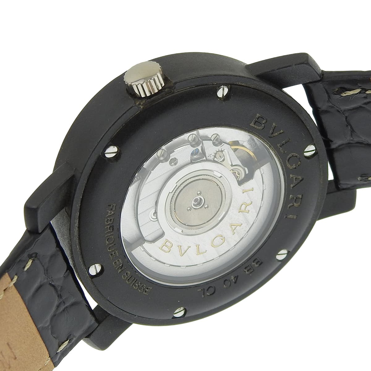 Bvlgari Bvlgari BB40CL Carbon Black Automatic Men's Watch