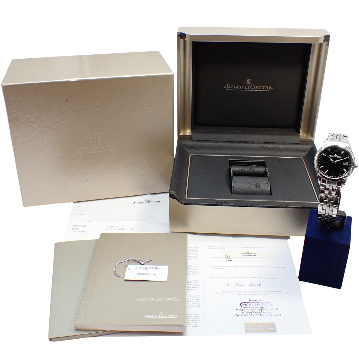 主控日期 Q1548171 (176.8.40.S) 不锈钢黑色自动男士腕表