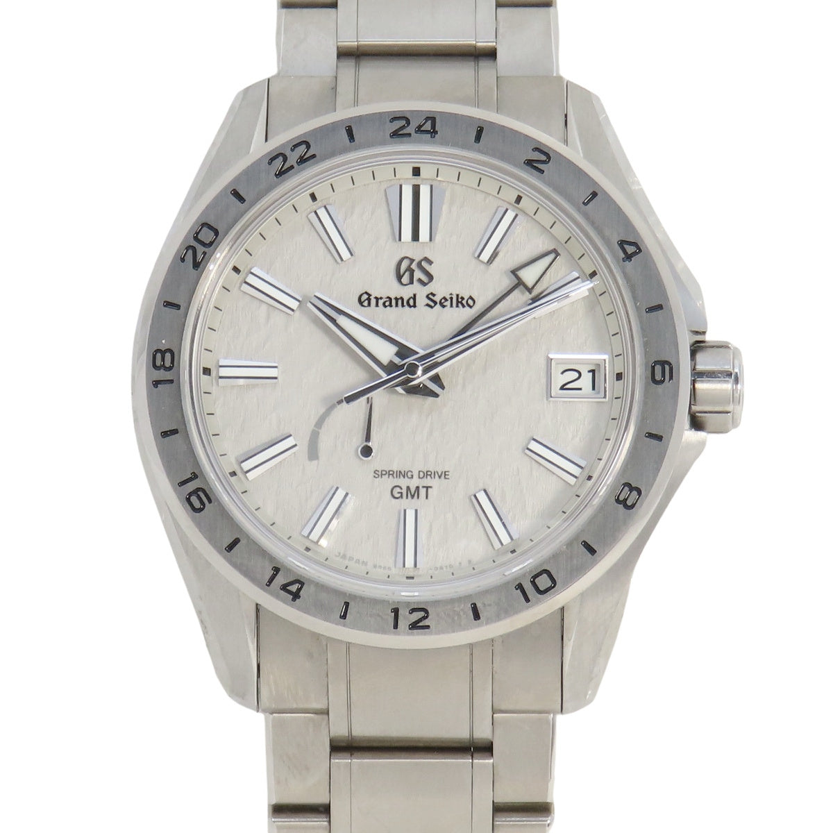 Evolution 9 GMT SBGE285 TI Gray Spring Drive Men's