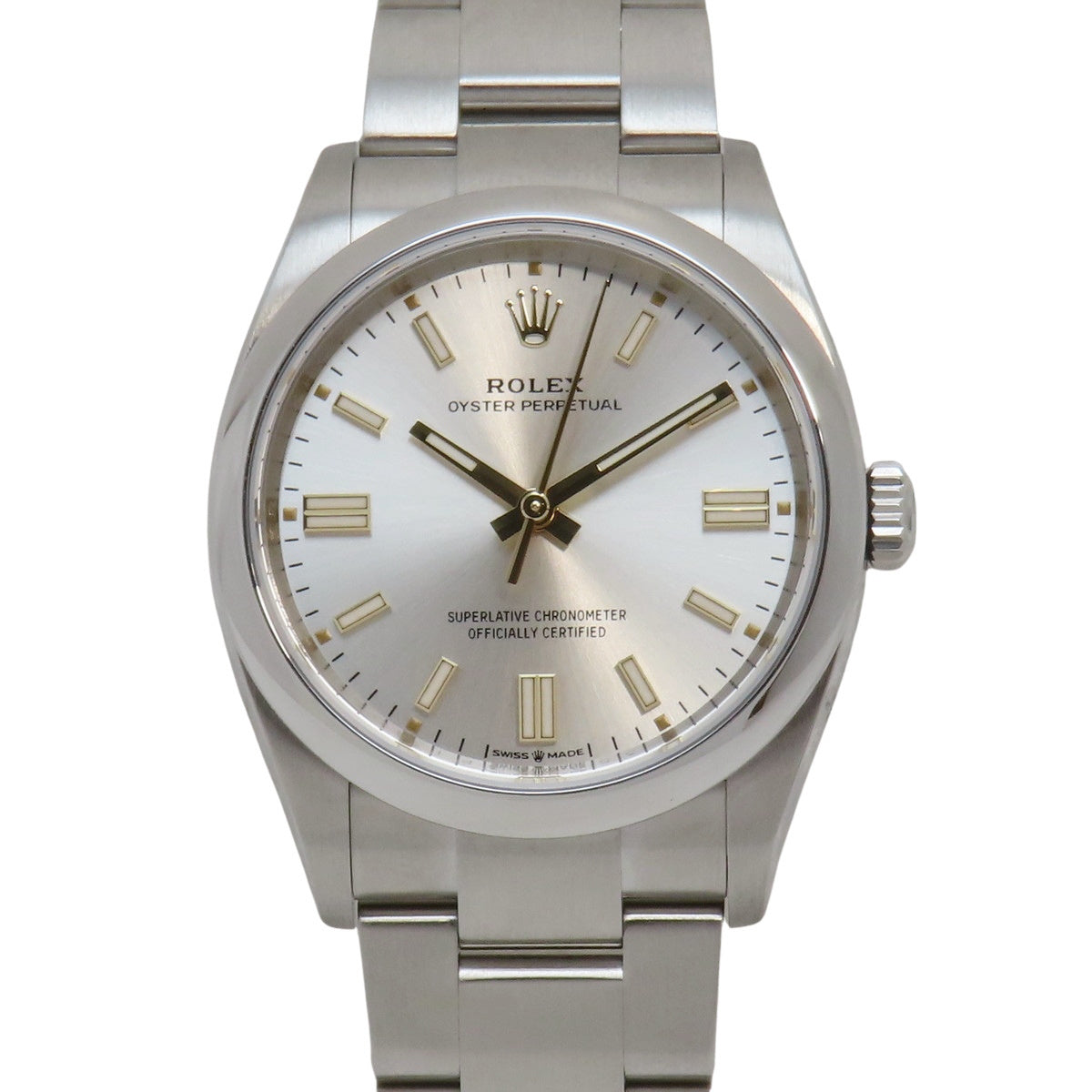 蚝式恒动 36 126000 SS 随机编号银色自动男士腕表