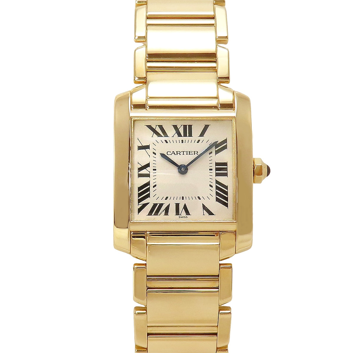 Tank Française MM W50003N2 YG Off-White Quartz Unisex