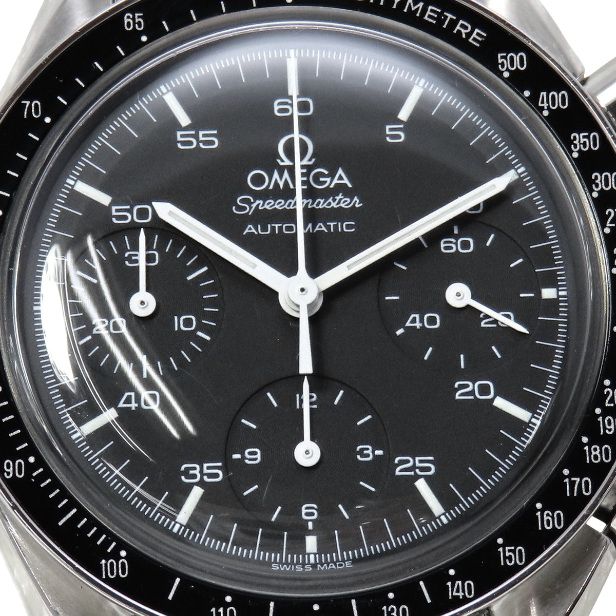 Speedmaster 3510.50.00 SS Black Automatic Men's