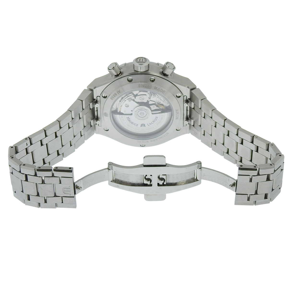 Icon Automatic AI6038-SS002-330-1 Stainless Steel Black Automatic Men's Watch