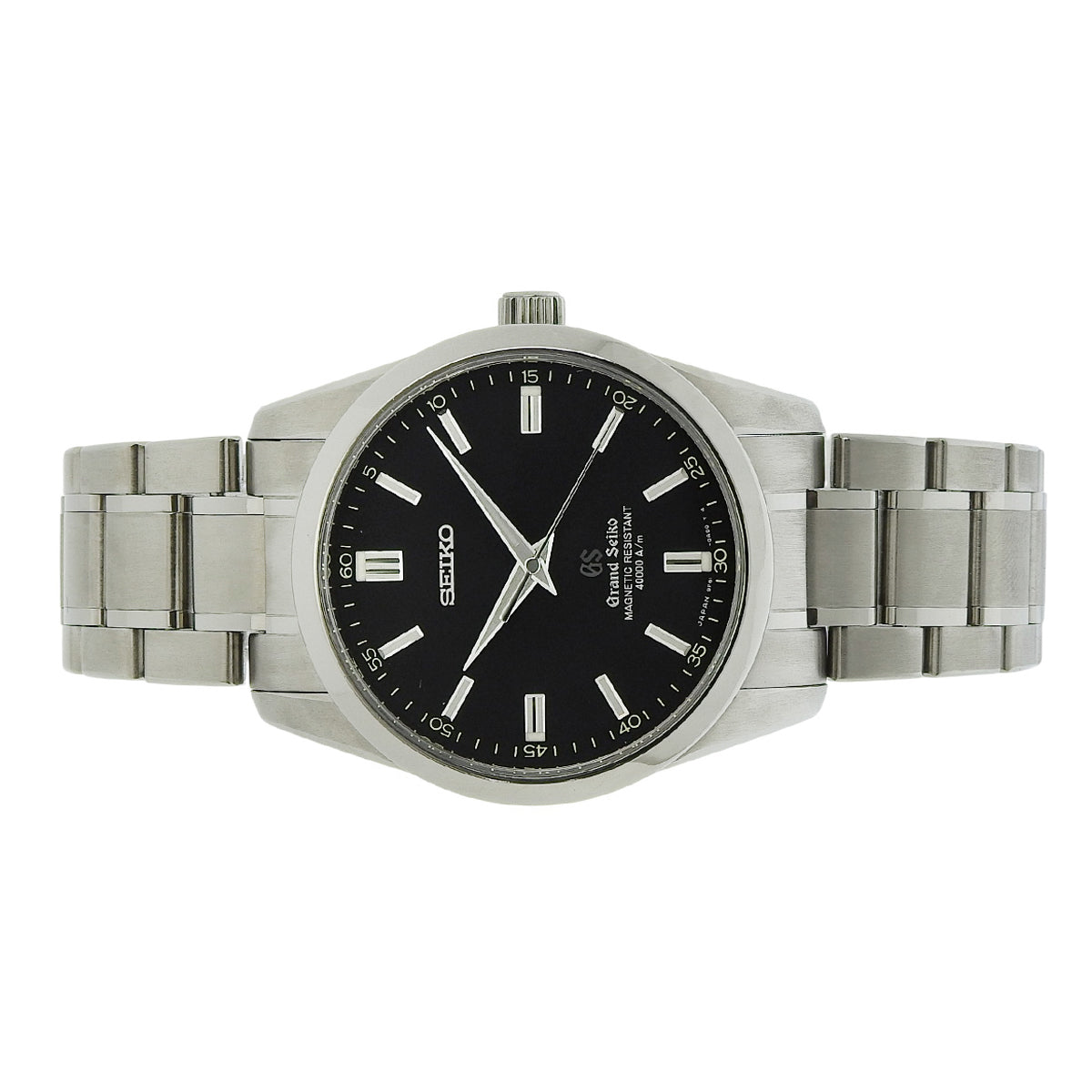 グランドセイコー SBGX045 TI ブラック クオーツ メンズ
