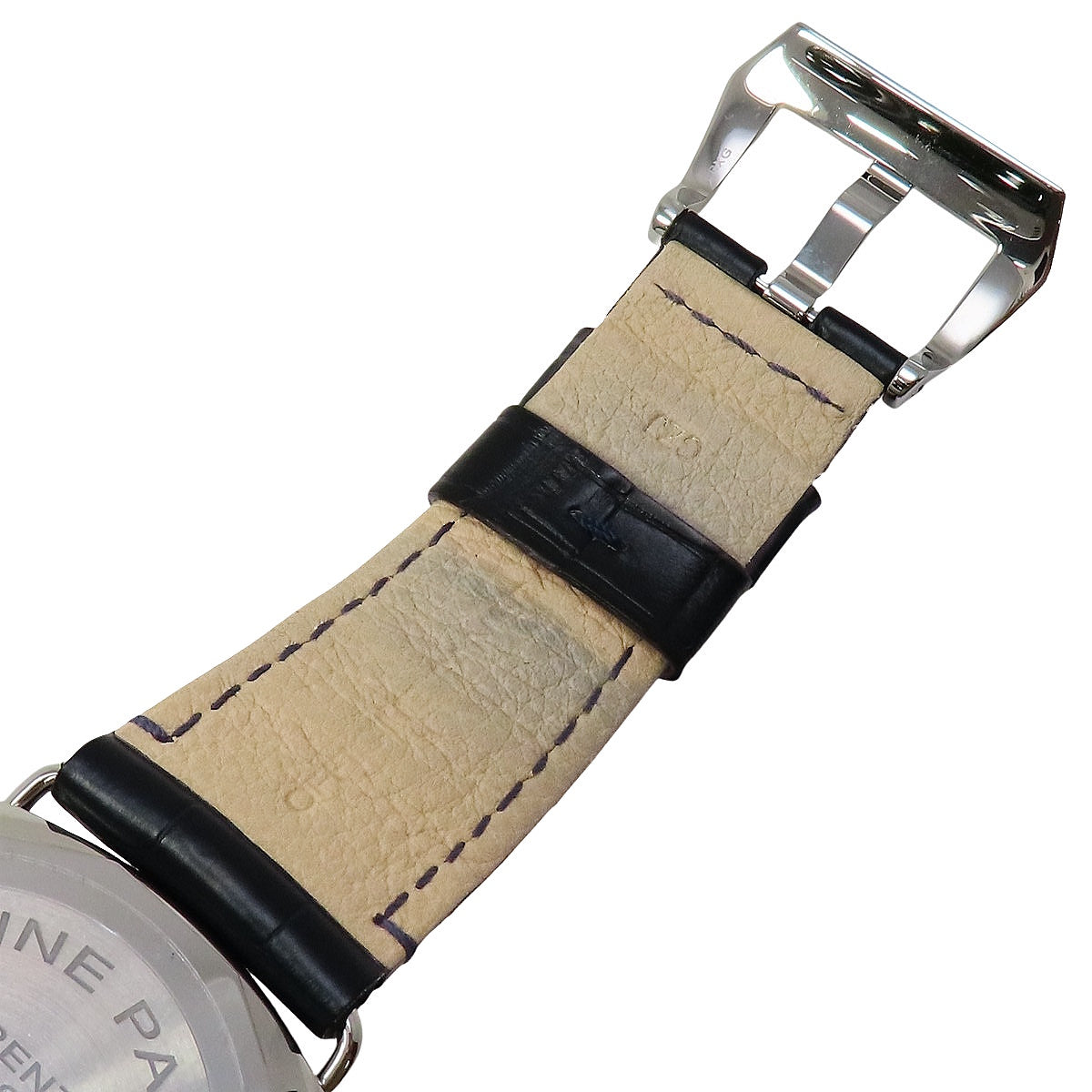 Radiomir Base Logo 3 Days PAM00753 SS/Leather Black Manual Winding