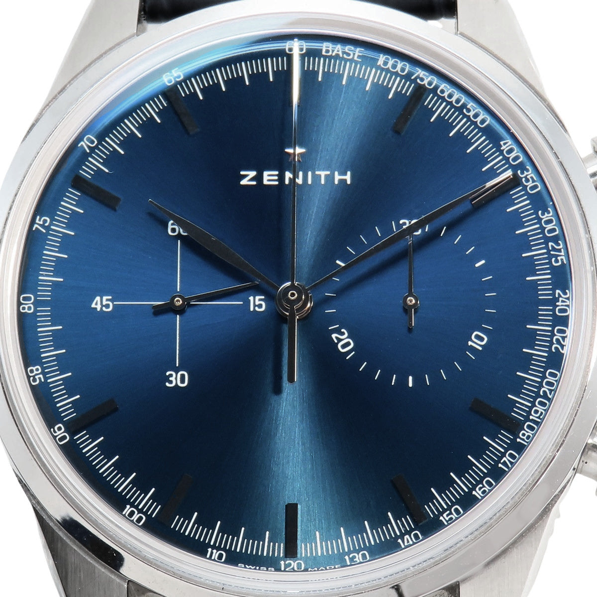 Chronomaster Heritage 146 03.2150.4069 Stainless Steel/Leather Blue Automatic Men's