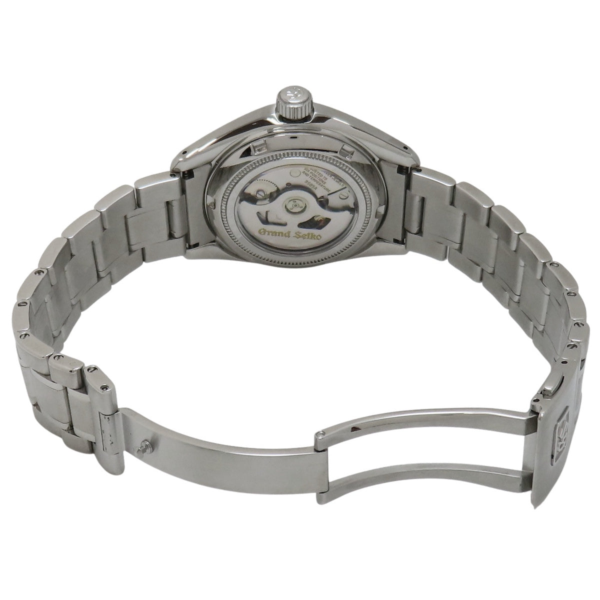 机械高频36000 SBGH205 SS黑色自动男士腕表