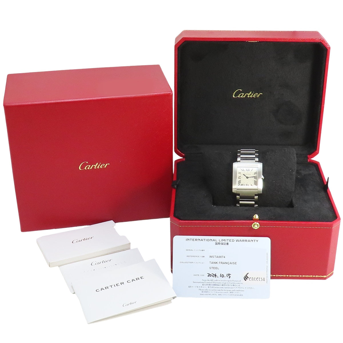 WSTA0074 坦克法式腕表 SS 石英 银色