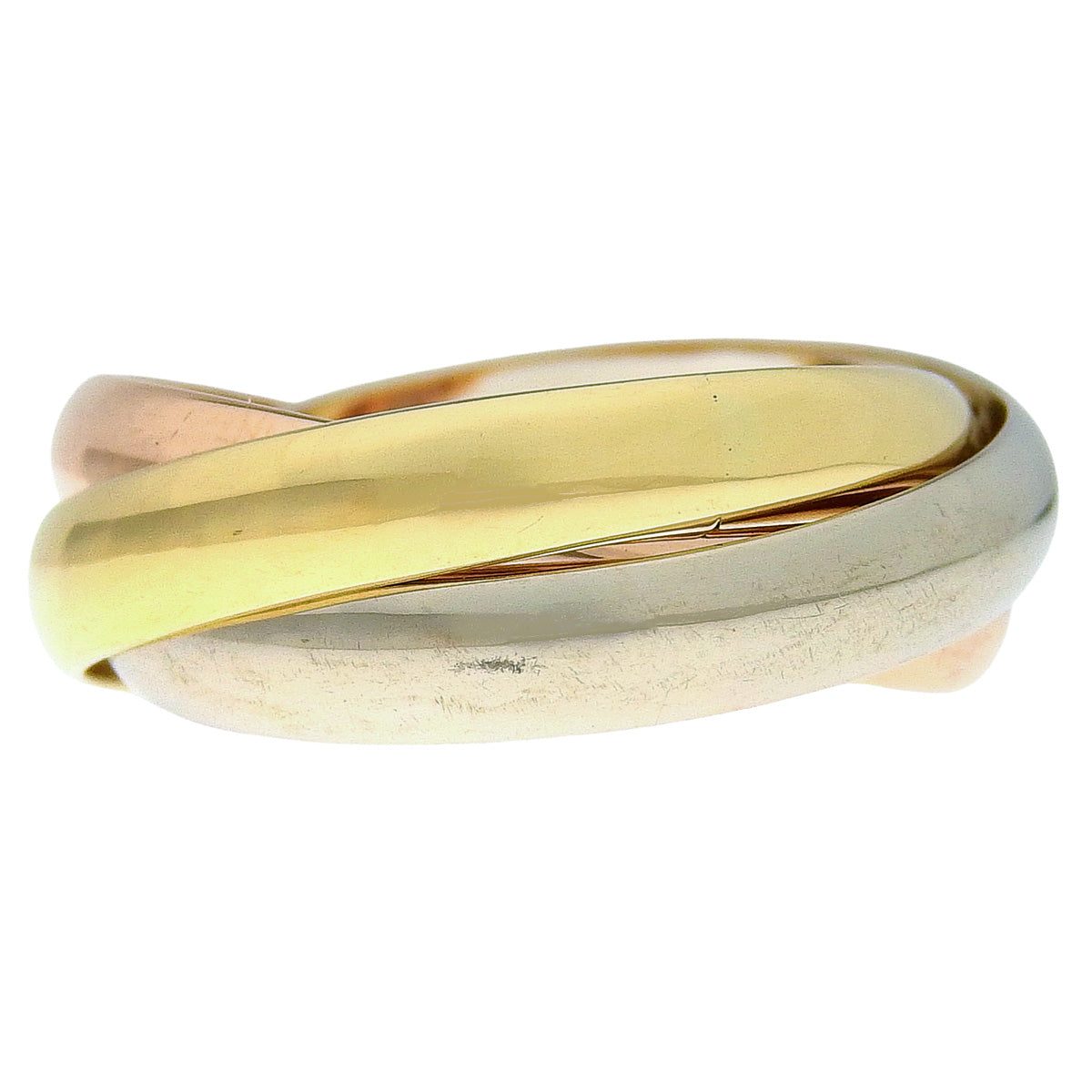 トリニティ リング イエローゴールド ピンクゴールド ホワイトゴールド K18