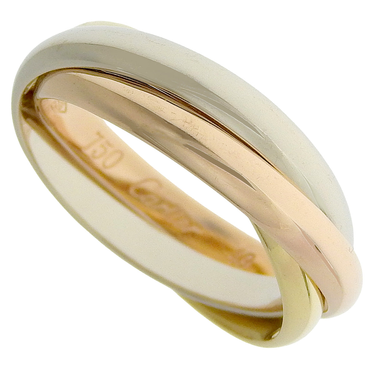 トリニティリング スモールモデル イエローゴールド ピンクゴールド ホワイトゴールド K18