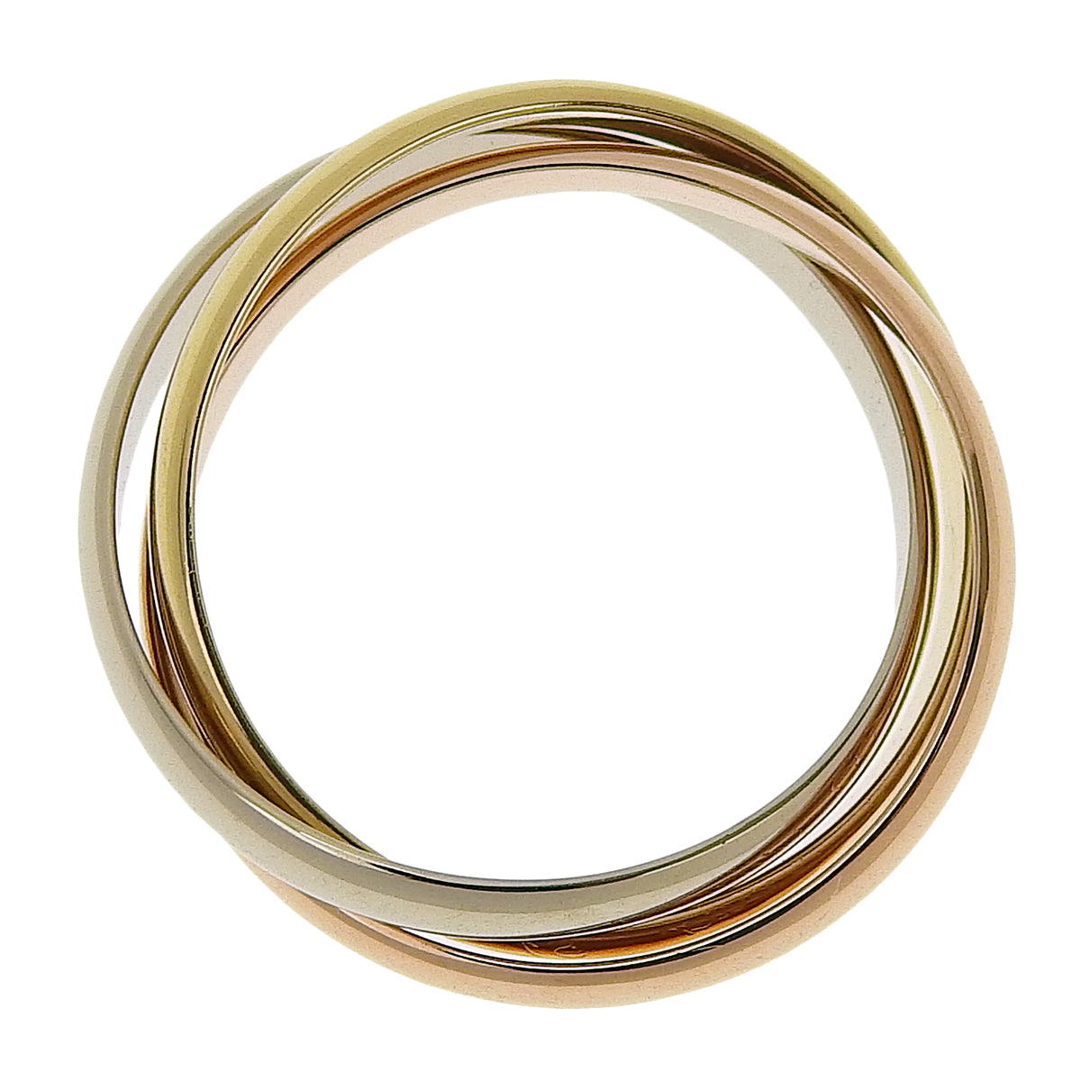 Trinity Ring K18YG WG PG