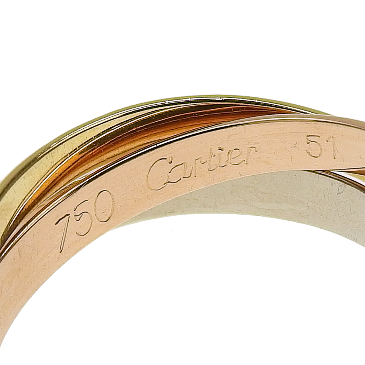 Trinity Ring K18YG WG PG