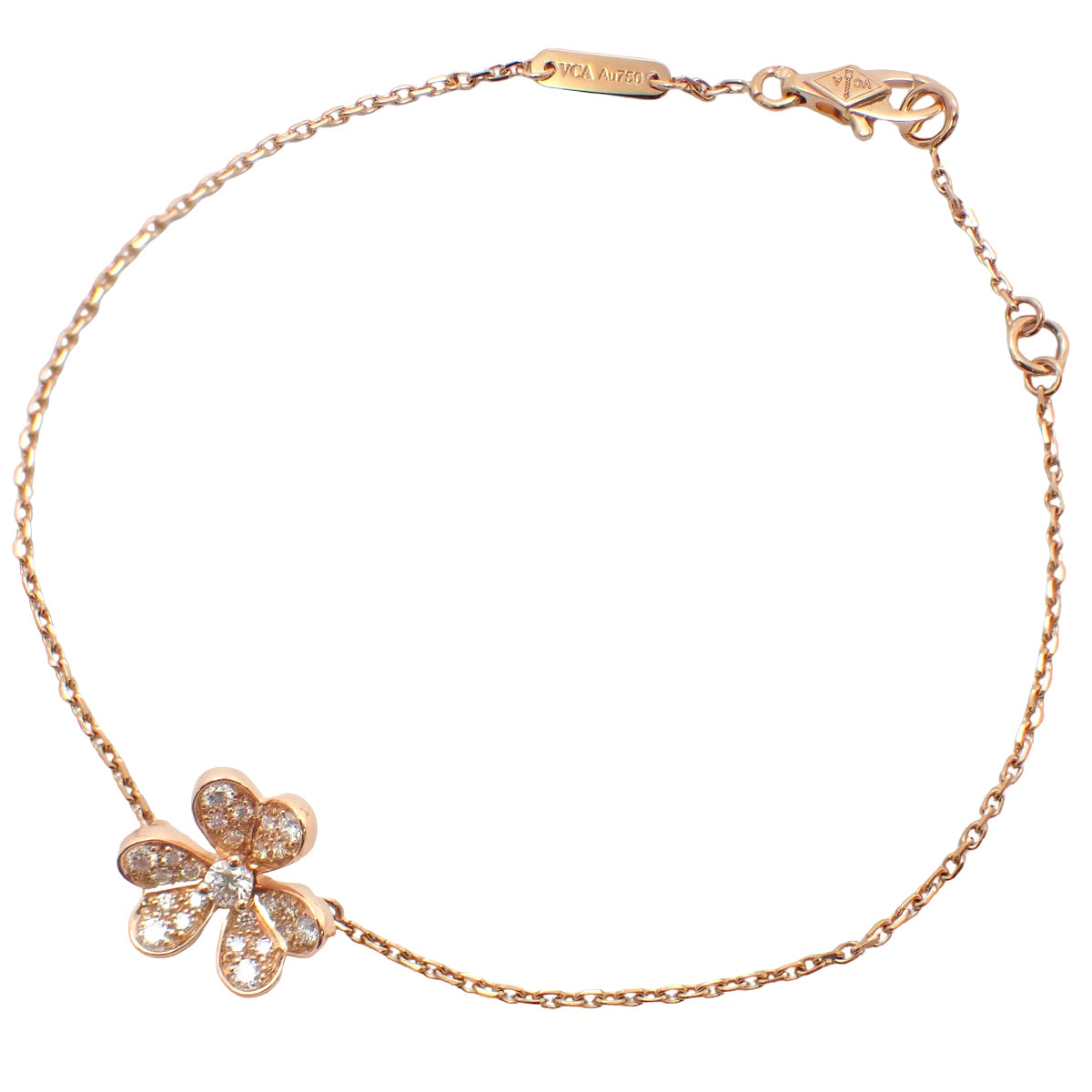 Frivole 手链迷你款,钻石 D0.22,粉金 K18PG