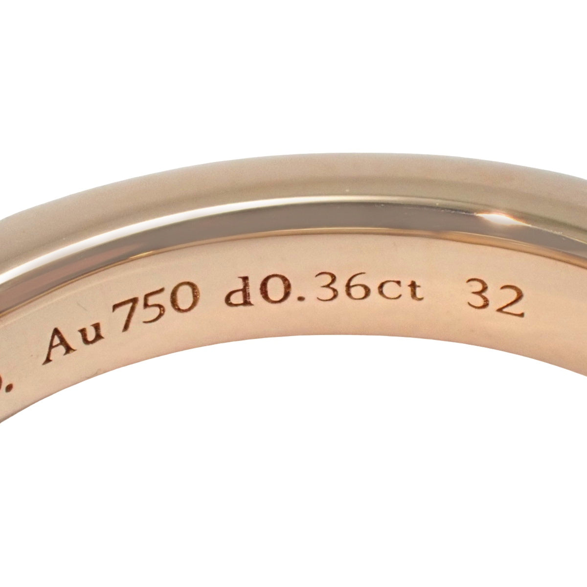 Tiffany Lock Ring, Diamond 0.36ct, Pink Gold (18k)