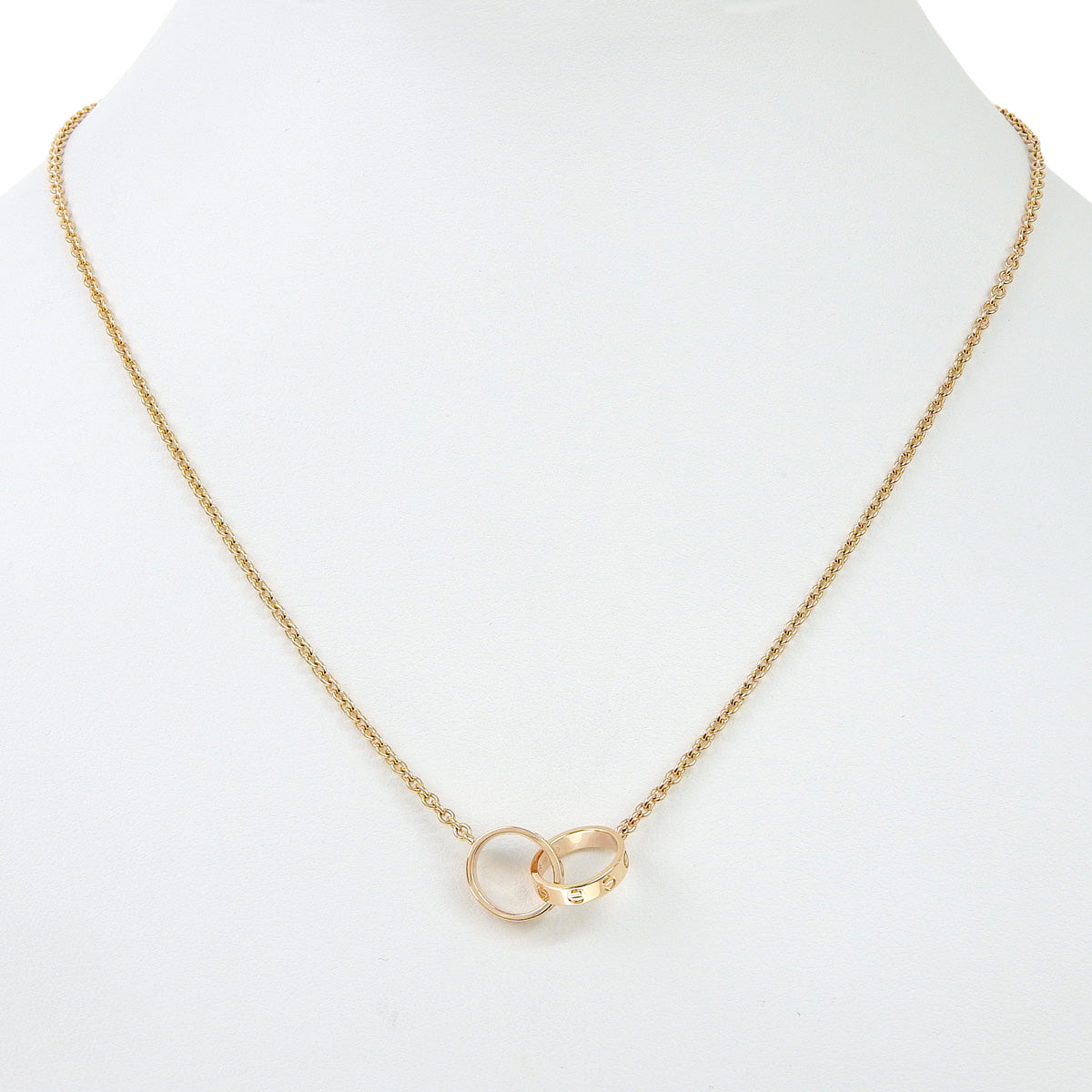 LOVE 项链 粉金 K18PG