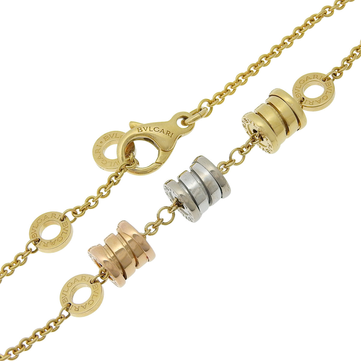 B.zero1 Element 手镯,黄金、白金和玫瑰金(18K)材质