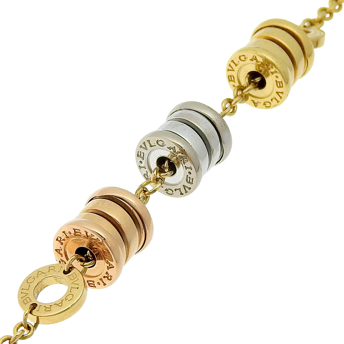 B.zero1 Element 手镯,黄金、白金和玫瑰金(18K)材质