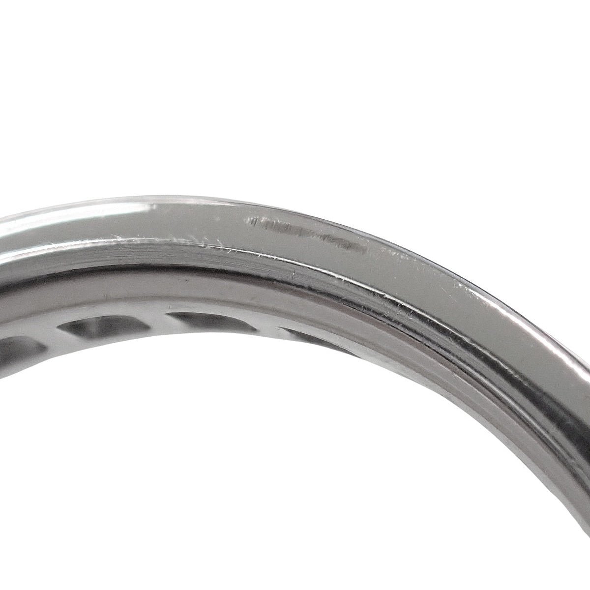 Trinity Three Bangles Full Diamond Ring in 18K White Gold