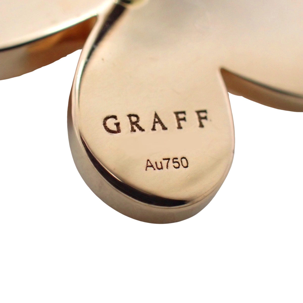 迷你蝴蝶形镶钻耳钉 粉色金 K18PG