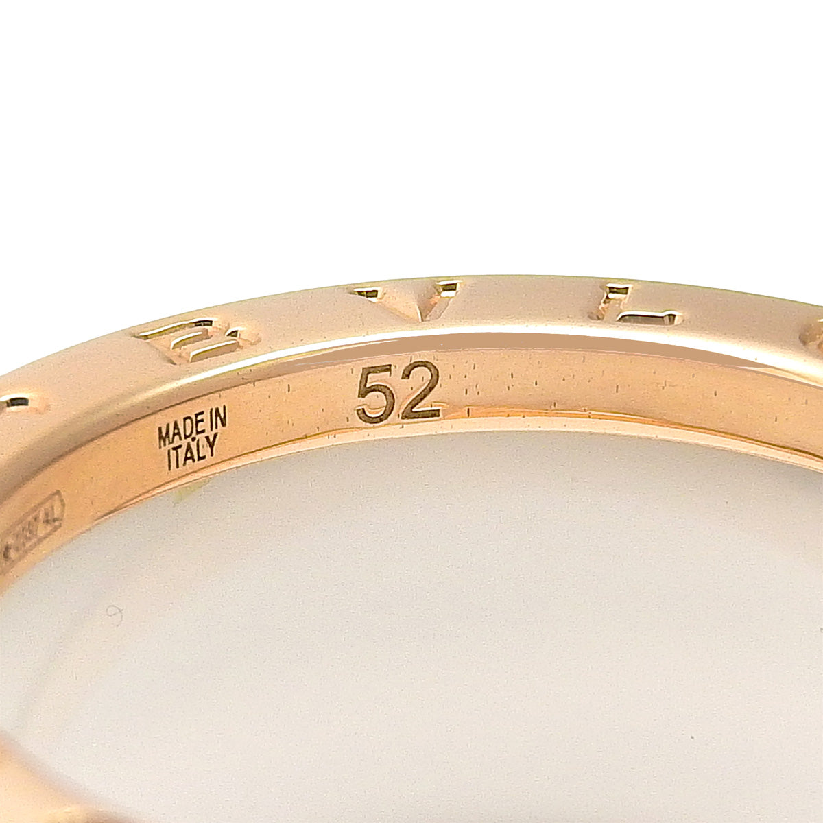 B.zero1 戒指 粉金 K18PG 白色陶瓷