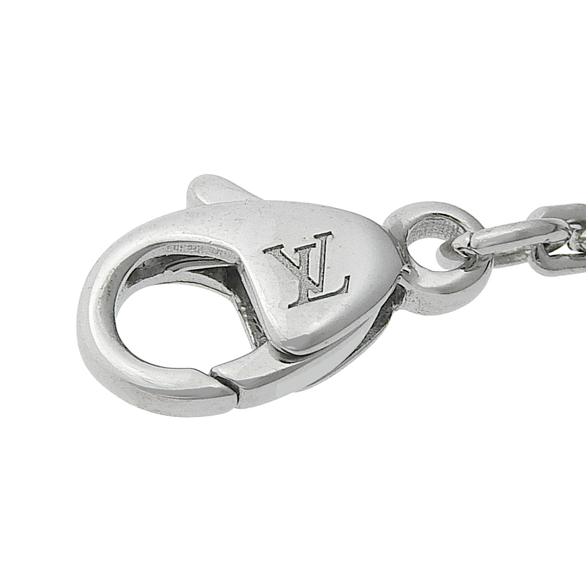 LV Volt One GM Diamond Pendant in White Gold, 18K White Gold