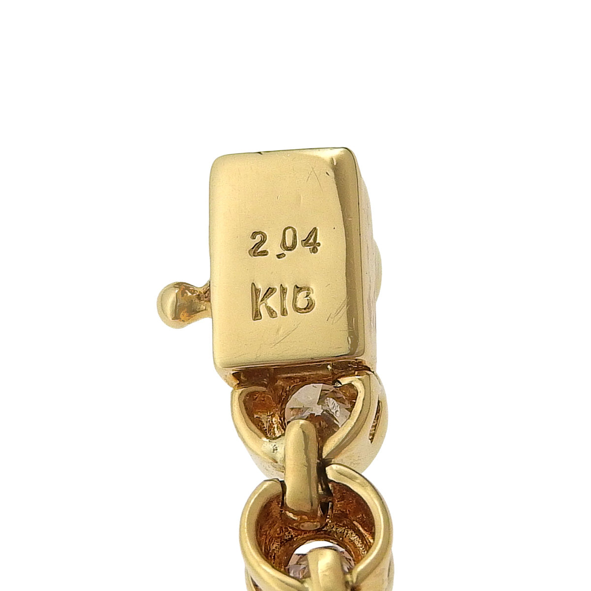 ダイヤモンド テニスブレスレット D2.04 イエローゴールド K18YG