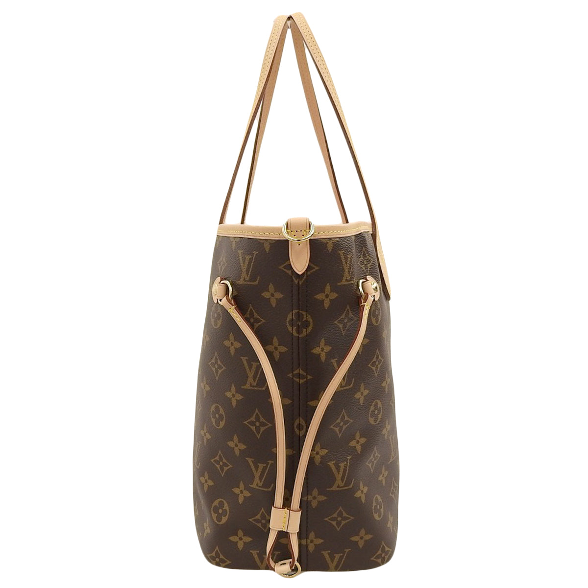 Monogram Neverfull Inside Out MM Monogram Canvas Rose Pondicherry M12096