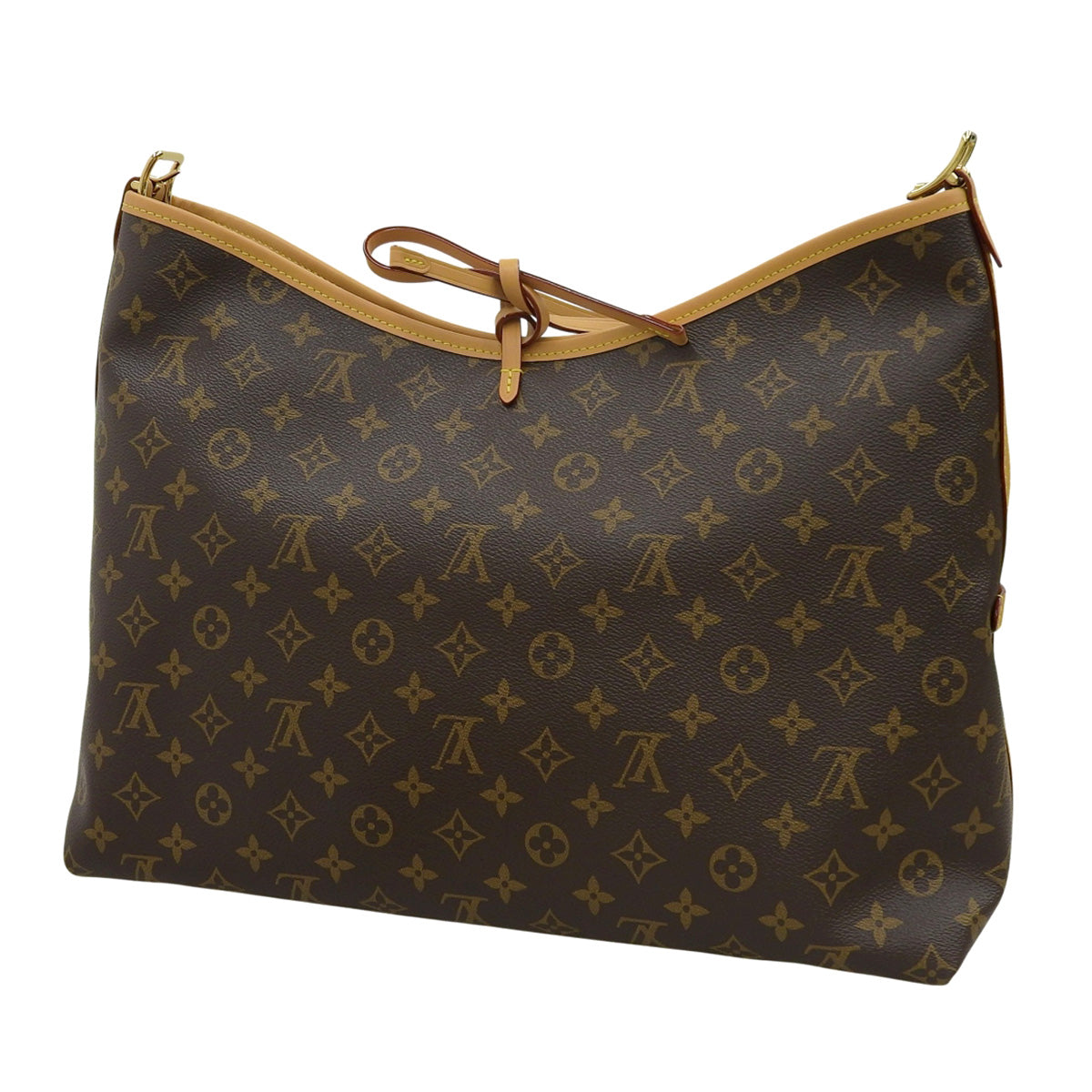 Monogram Carryall NM MM Monogram帆布和牛皮棕色 M46197