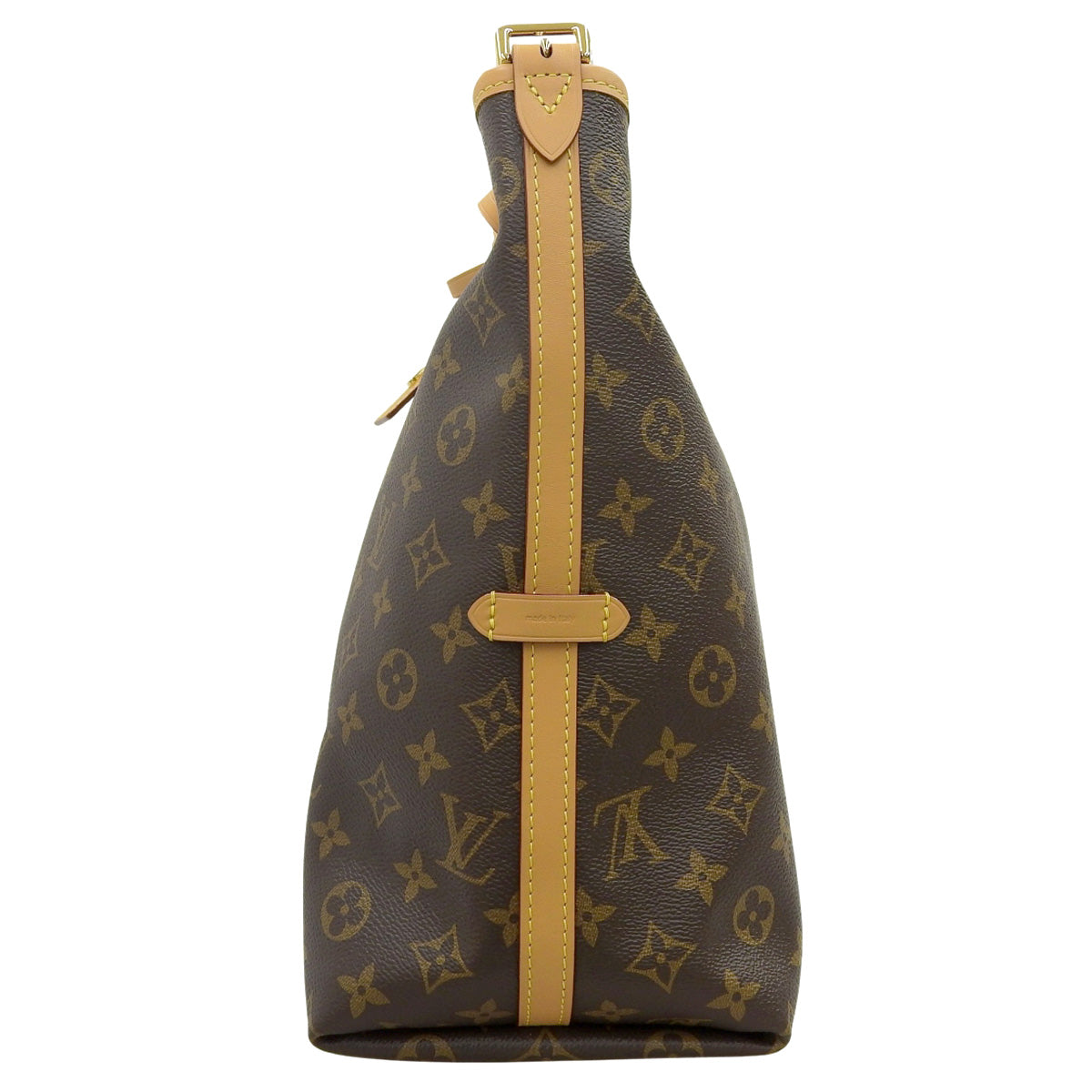 Monogram Carryall NM MM Monogram帆布和牛皮棕色 M46197