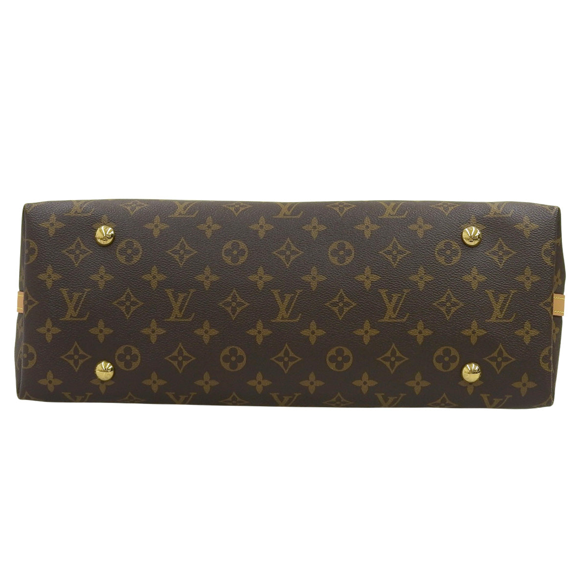 Monogram Carryall NM MM Monogram帆布和牛皮棕色 M46197