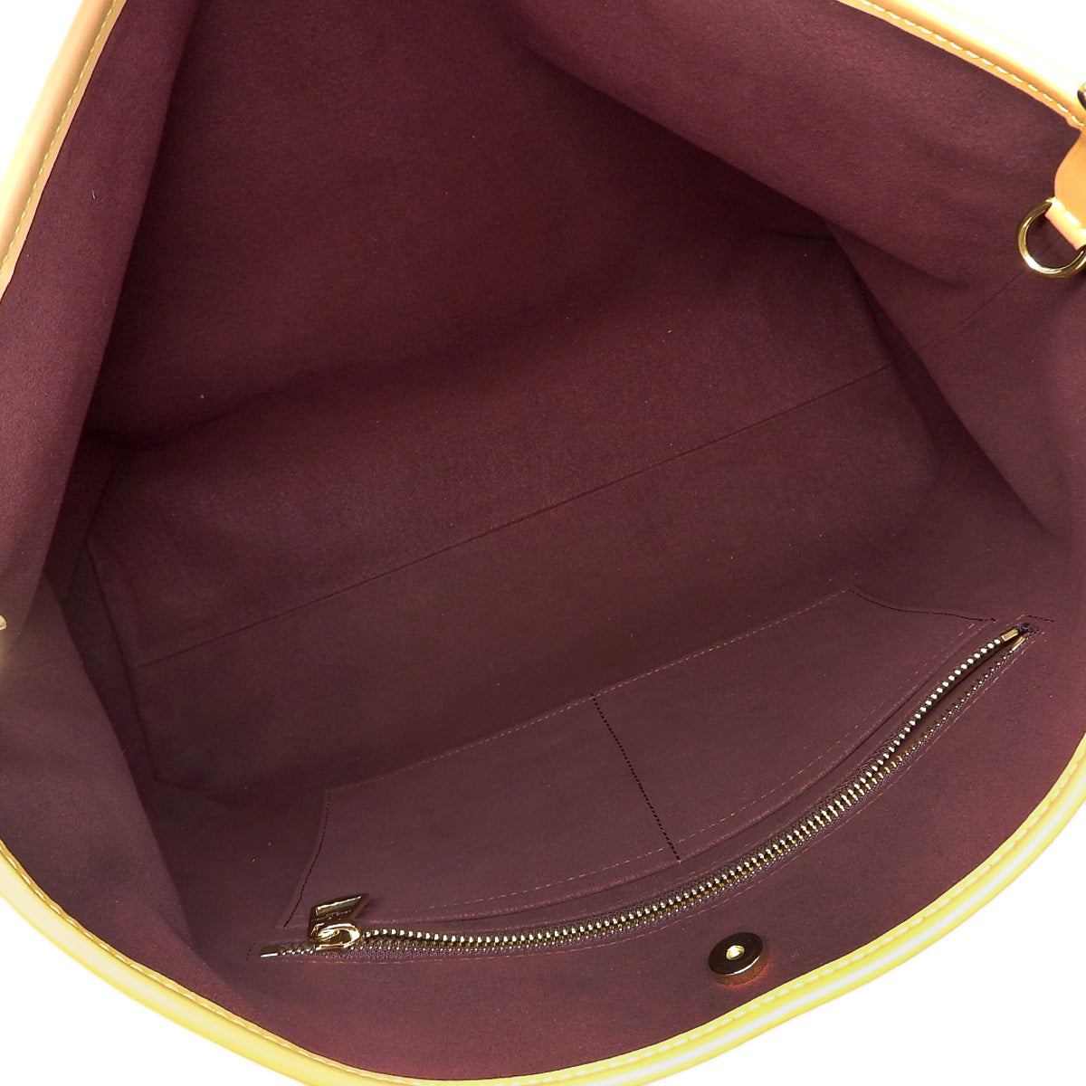 Monogram Carryall NM MM Monogram帆布和牛皮棕色 M46197