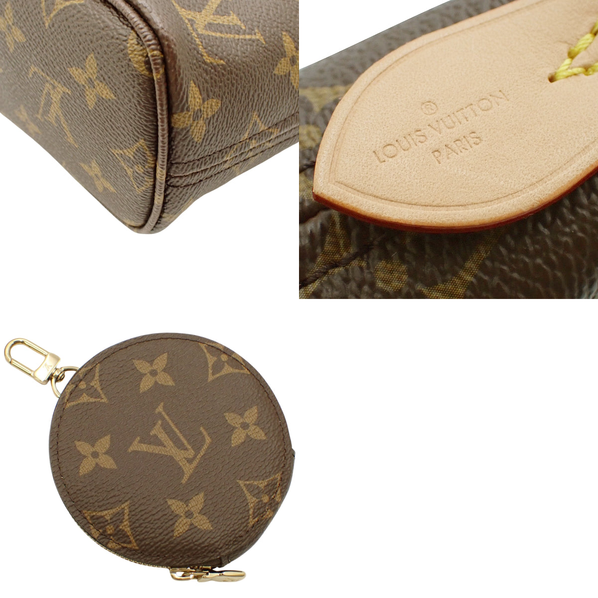 Monogram Neverfull BB Monogram 帆布米色 M46705