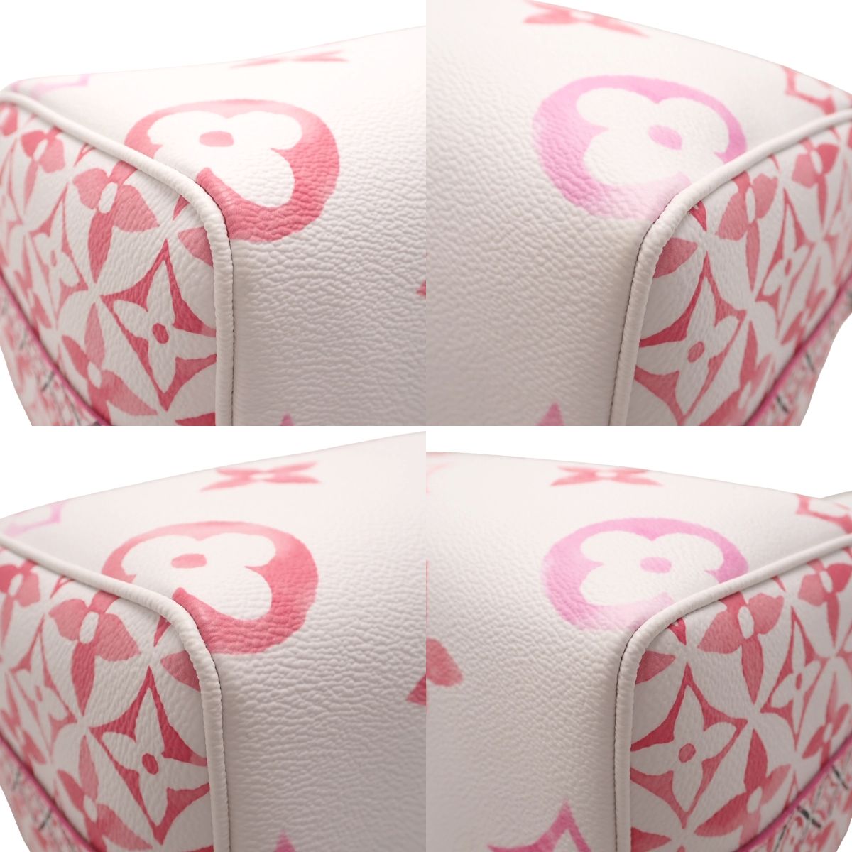 Monogram Tile By the Pool Speedy Bandouliere 25 M23073 Pink White
