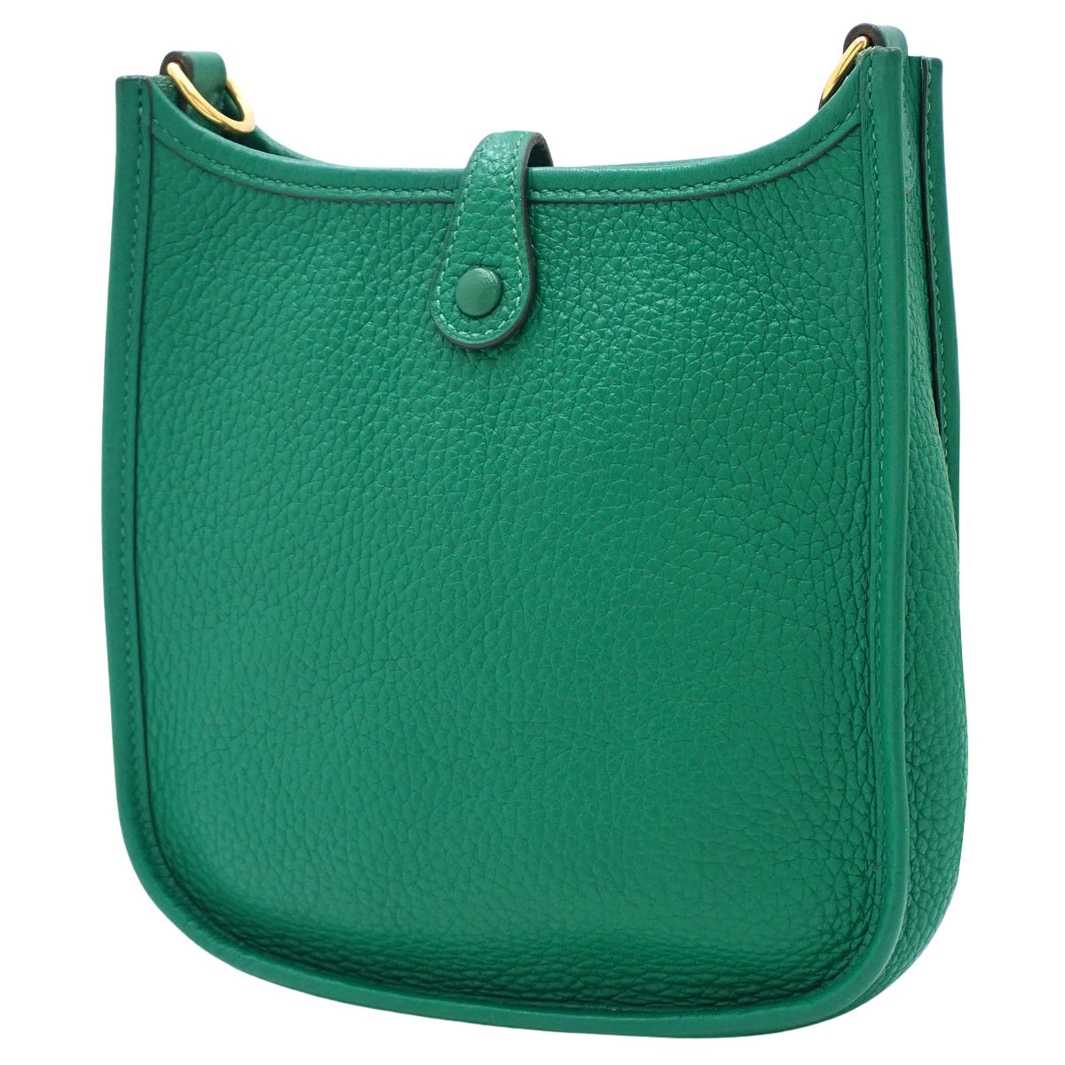 爱马仕Evelyne亚马逊TPM,Taurillon Clemence皮革,Vert Vertigo色,金色五金件,C刻印。