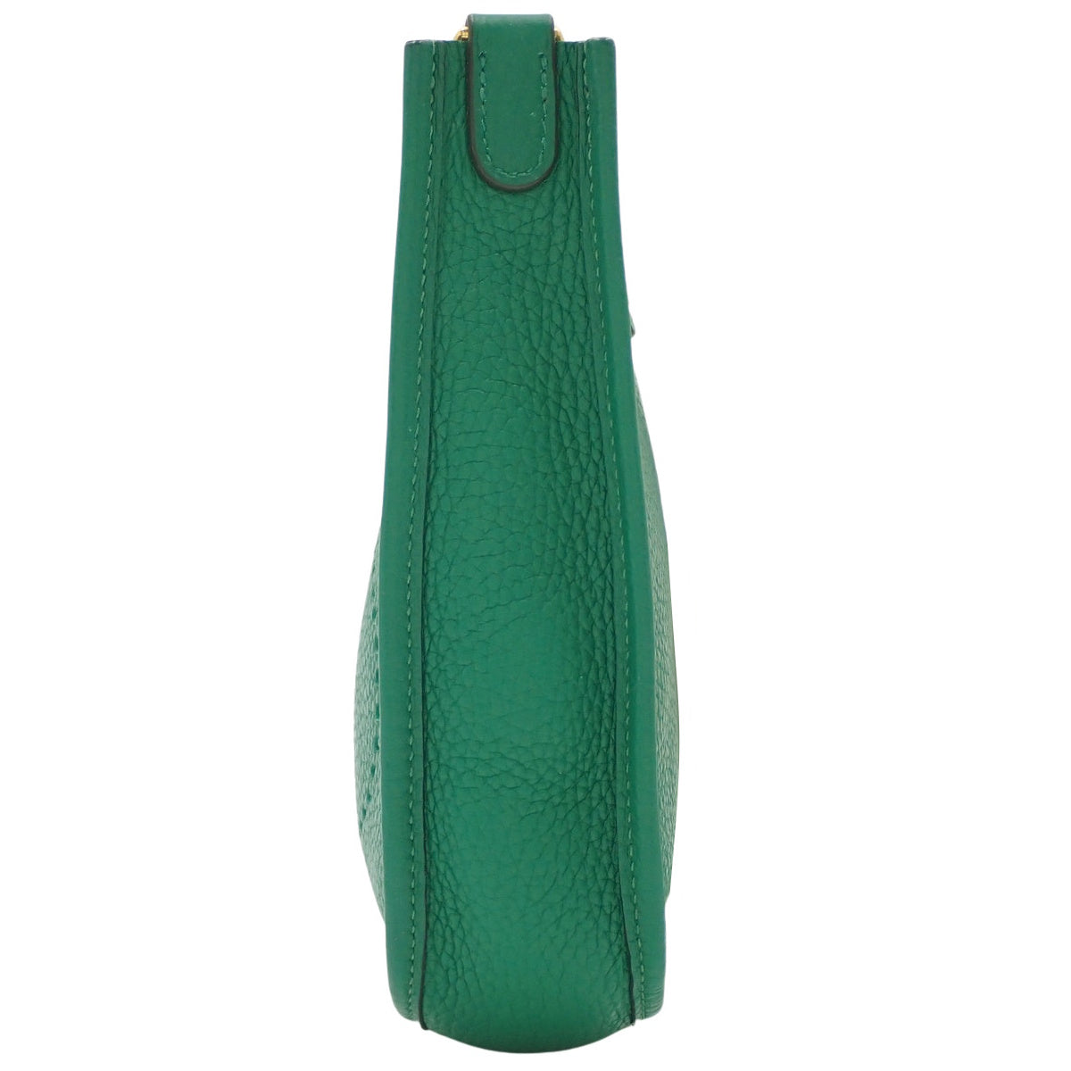 爱马仕Evelyne亚马逊TPM,Taurillon Clemence皮革,Vert Vertigo色,金色五金件,C刻印。