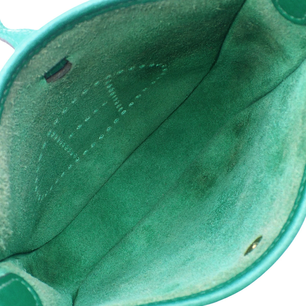 爱马仕Evelyne亚马逊TPM,Taurillon Clemence皮革,Vert Vertigo色,金色五金件,C刻印。